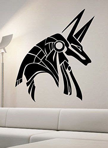 Egyptian God Anubis Wall Decal Vinyl Sticker Art Home Decor Egypt Acient State Of The Wall