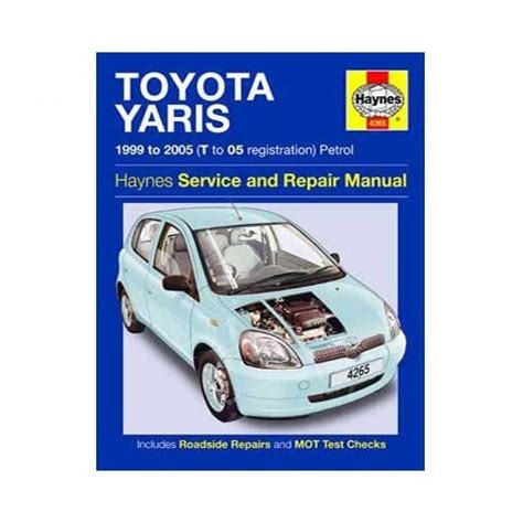 Manual De Taller Haynes Para Toyota Yaris Gasolina De 99 A 2005