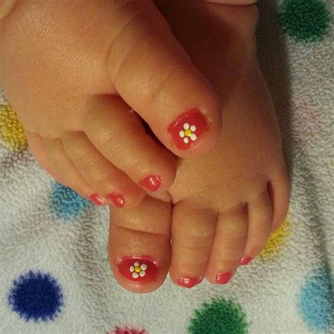 Infant Toenail Design 4mth Old Toe Nail Designs Toe Nails Avery