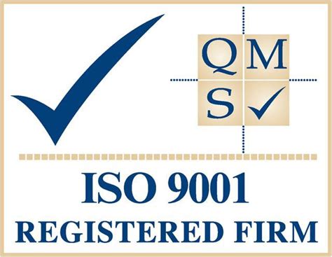 We Are Iso9001 Certified For Quality And Customer Satisfaction