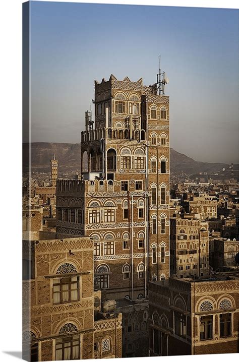 Yemen North Yemen Sanaa Tower House Typical Yemeni Architecture