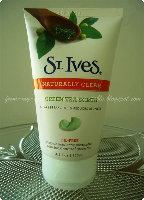 Packed with 100% natural extracts 1. From My Dressing To Dining Table: St. Ives Naturally Clear ...