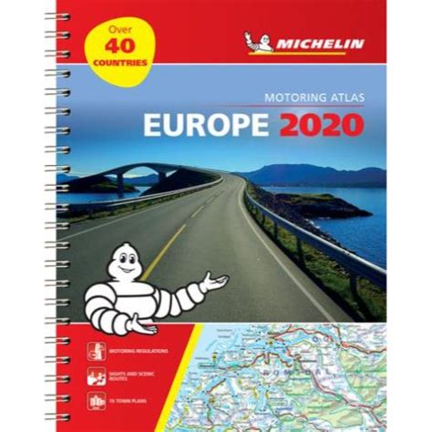 Michelin Motoring Atlas Europe 2020 A B Snell And Son
