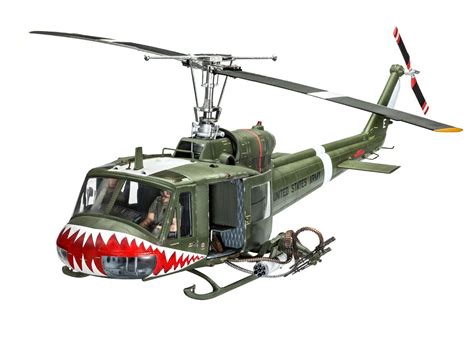 Bell Uh 1 Huey 124 Revell Us Airforce Hélicoptère De Combat Vietnam