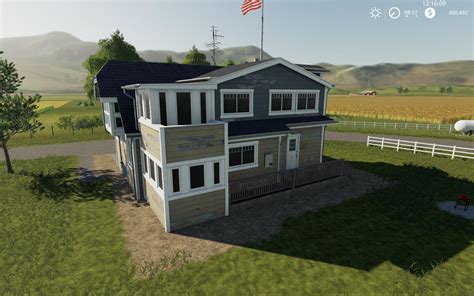 Moд Farm house Placeable residential House 8 v1 0 для Farming Simulator
