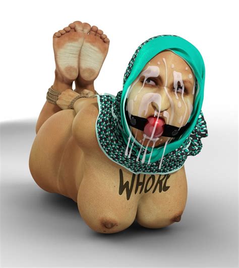 Rule 34 3d Angry Arabian Ball Gag Bondage Cum On Face Curvy Daz3d Gag Hijab Hogtie Muslim