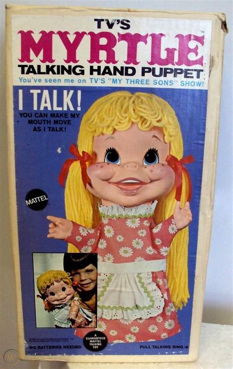Myrtle Talking Hand Puppet Mattel My Three Sons Dawn Lyn Dodie Doll