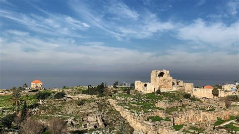 Premium Photo The Ancient Ruins At Byblos Lebanon Along The