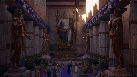 Heiligtum zu ehren heras, der ehefrau von zeus. Statue of Zeus, Olympia | Assassin's Creed Wiki | FANDOM ...