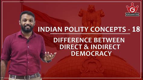 Difference Between Direct And Indirect Democracyindian Polity The