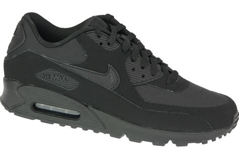 Buy Nike Air Max 90 Essential 537384 046 Mens Black Sneakers