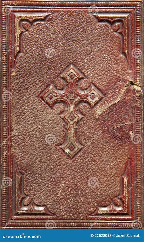 Cross On The Old Book Stock Photo Image Of Christendom 22528058
