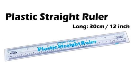 Plastic Straight Ruler