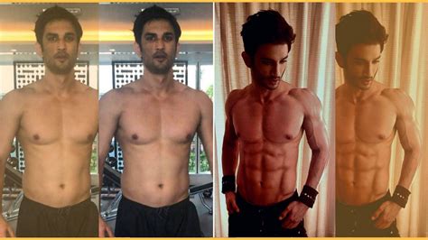 In Pics How Sushant Singh Rajput Got His 8 Pack