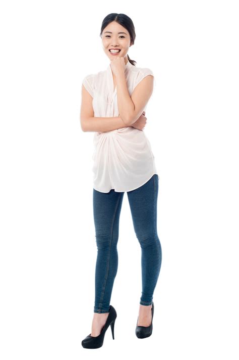 Standing Girl Hd Free Png Image Png Play