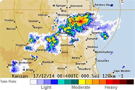 Announcing the winners of the 1st round and launching the 2nd round of the meteoblue extreme weather contest. BoM weather radar shows a dangerous storm over Gympie ...