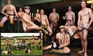 Young Farmers Pose In Nothing But Flat Caps And Wellies For Risqué