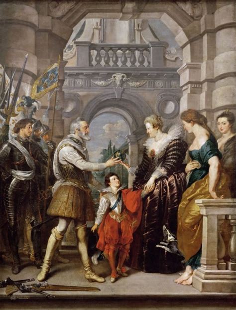 The Establishment Of The Regency Of Marie De Medici 1625 295×394 Cm