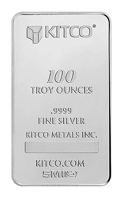 Kitco Silver Bar 100oz Silver Bullion Malaysia