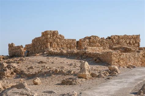 Masada National Park In The Dead Sea Region Of Israel Stock Photo