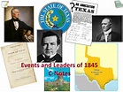 PPT - Events and Leaders of 1845 C-Notes PowerPoint Presentation, free ...