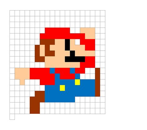 Excel Pixel Art Template