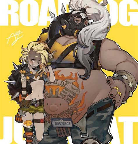 Angju On Twitter Overwatch Costume Junkrat And Roadhog Roadhog Overwatch