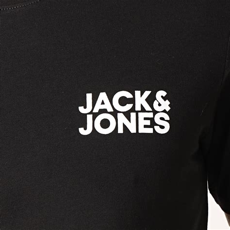Jack And Jones Tee Shirt Corp Logo Noir