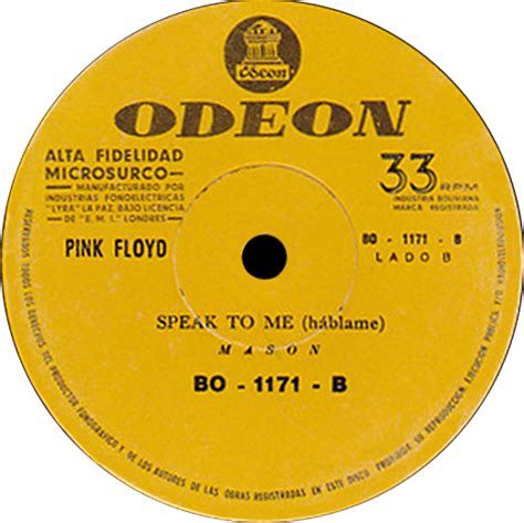 Speak To Me Pink Floyd Fandom