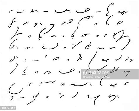 Sample Of Gregg Shorthand A Form Of Shorthand That Was Invented By