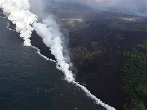 New Lava Flow Crosses Onto Hawaii Geothermal Plant Property World