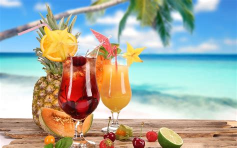 Summer Drinks Wallpaper Wallpapersafari