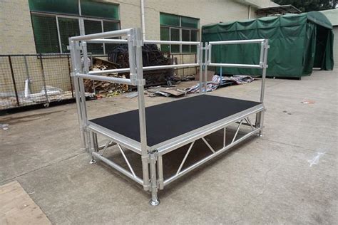 Portable Stage Design How To Assemble An Aluminum Stage