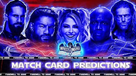 Wwe Wrestlemania Backlash 2021 Match Card Predictions Win Big Sports