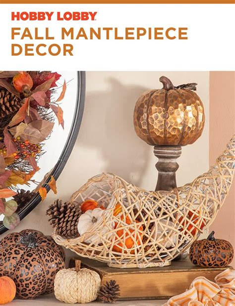 Fall Mantlepiece Decor In 2020 Hobby Lobby Fall Decor Quirky Home