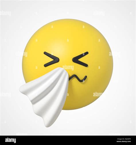 3d Emoji Emoticon Character Vomit Nausea Sickness Stock Photo Alamy