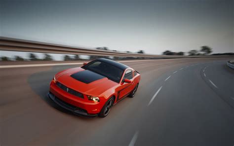 Red Ford Mustang Coupe Car Ford Ford Mustang Hd Wallpaper