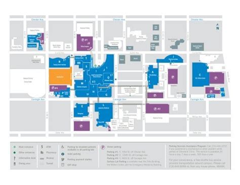 Cleveland Clinic Main Campus Map United States Map