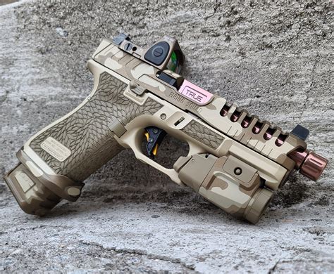 Gen 5 Glock 19 With Firing Squad Firearms Coyote Customization Package