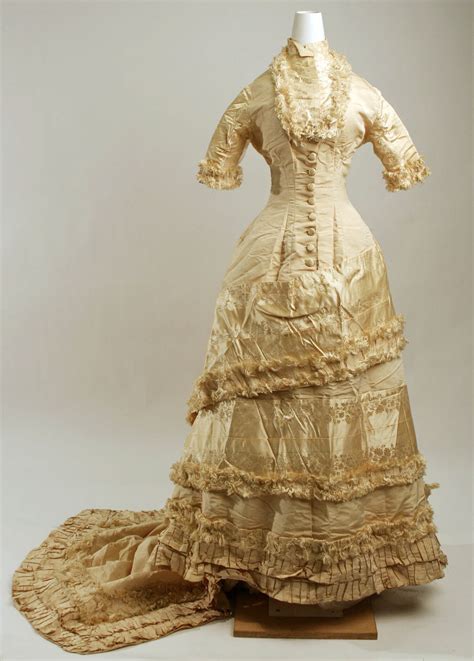 Wedding Dresses Of The 1870s Lily Absinthe