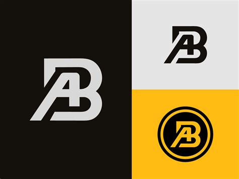 Ab Logo Or Ba Logo By Sabuj Ali On Dribbble