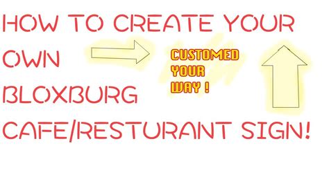 Roblox Welcome To Bloxburg Cafemenus Signs And Funny Posters