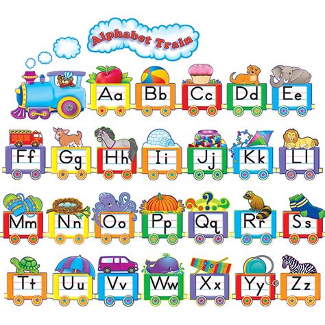 Alphabet Train Bulletin Board Display Set Tcr4421 Teacher Created