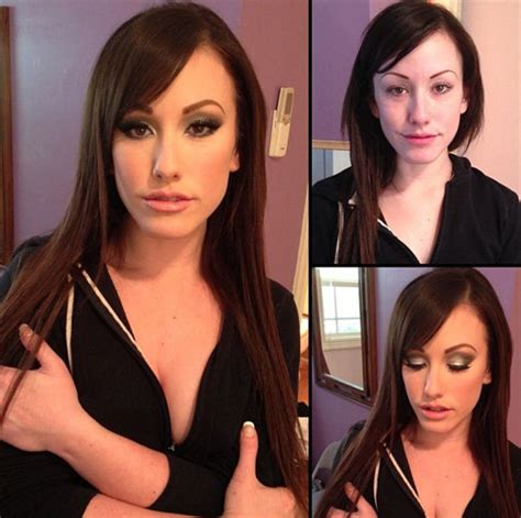 Porn Stars Before And After Their Makeup Makeover Part 2
