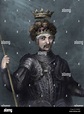 Eduardo el Príncipe Negro, hijo mayor del rey Eduardo III de Inglaterra ...
