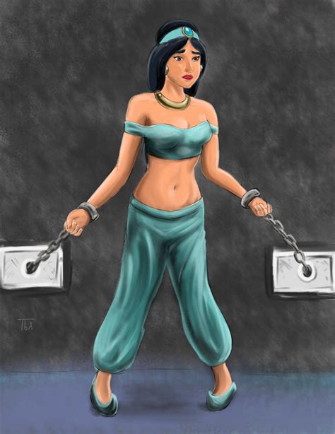 Princess Jasmine By Theboundart On Deviantart