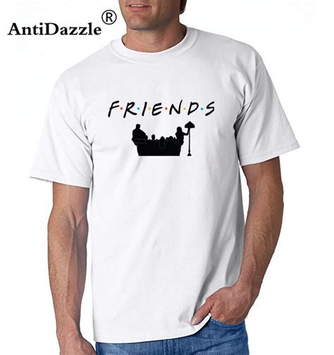 Antidazzle Fashion Brand T Shirt Men Short Sleeve Friends Tv Show