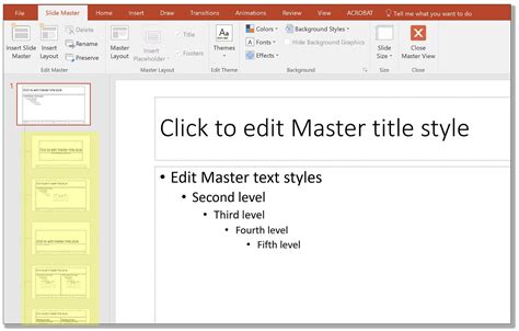 How Master Slides Work In A Ms Powerpoint 2010