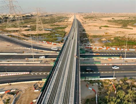 Etihad Rail Network Expands With Dubais Longest Bridge In Al Qudra