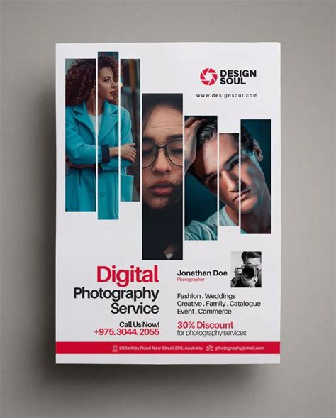 Photography Flyer Template PSD Flyer And Poster Design Photography